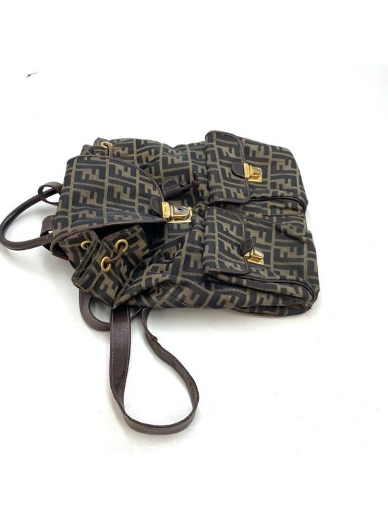 Fendi Backpack Zucca Pecan Travel Business